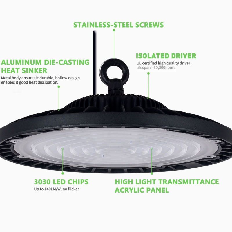 UFO LED High Bay Light Industrial Light with PIR Sensor