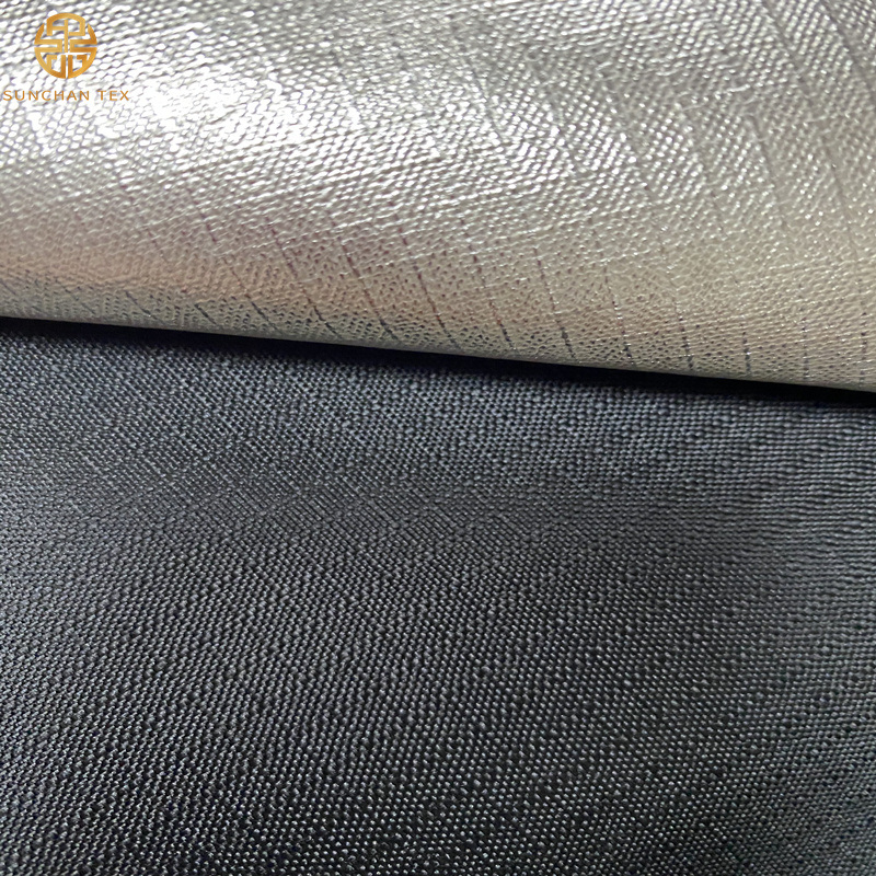 Silver Coated Ripstop Oxford Fabric for Sunshade Cover