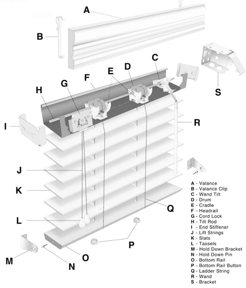 Best Price Wooden Blinds Windows Labor Saving Venetian Blinds