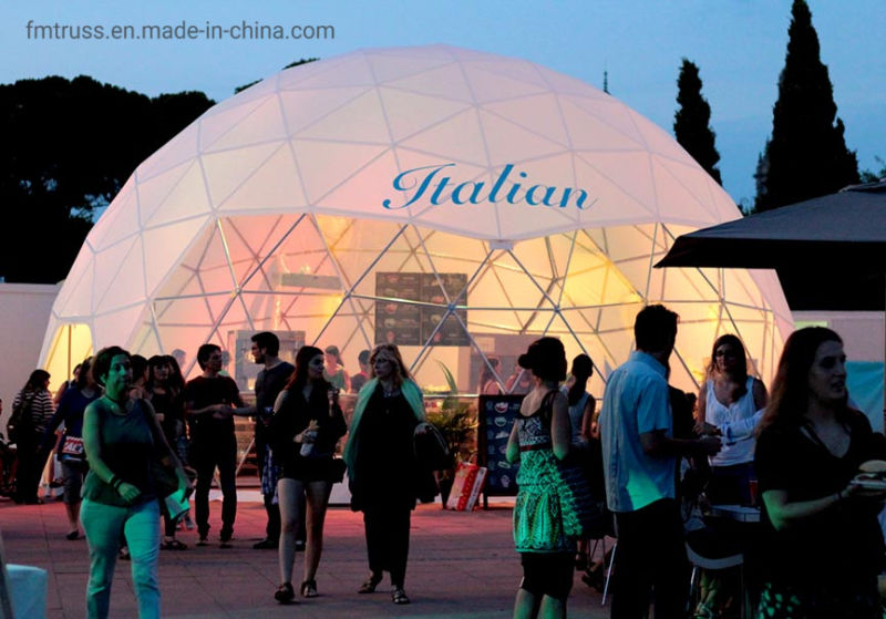 Customized 6m 7m Outdoor Geodesic Dome House Tents