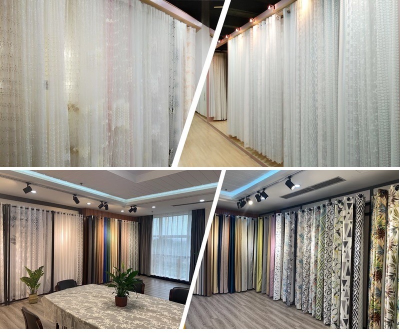 100 Polyester Textile Fabric Curtains for The Living Room
