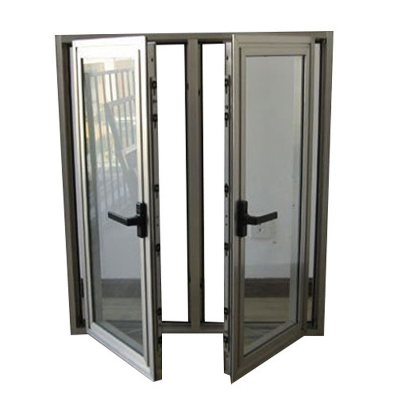 Aluminum Double Glazed Windows Hurricane Impact Windows Casement Windows