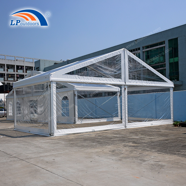 Outdoor Clear Span Transparent Roof Marquee Tents for Wedding Events