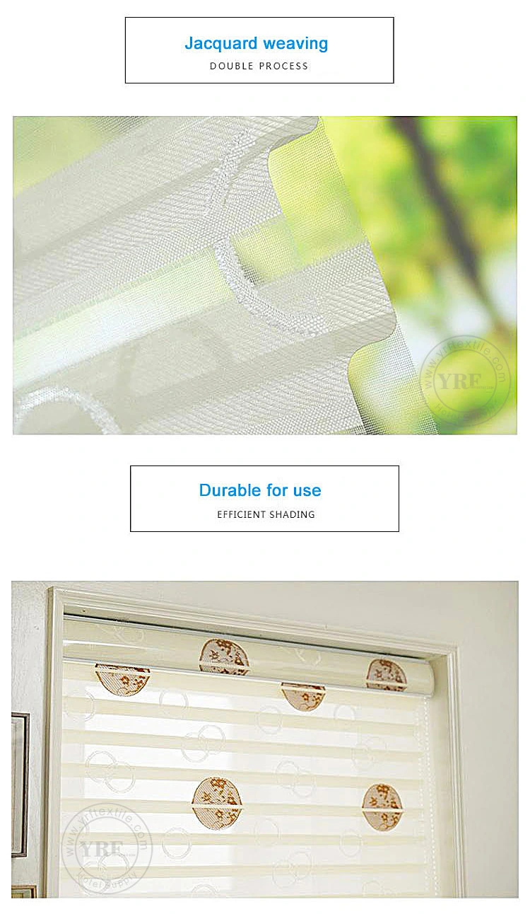 Sunlight Protection Printing Soft Fabric Roller Blinds Shade