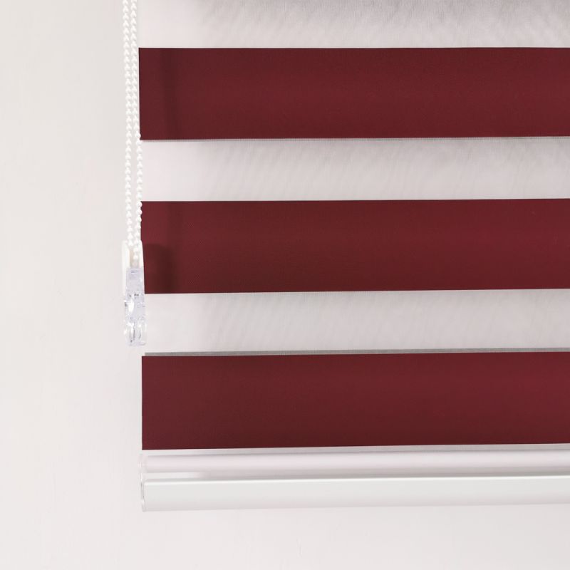 American Quality Big Size Anti-UV Manual Zebra Roller Blinds Indoor Double Roller Shades