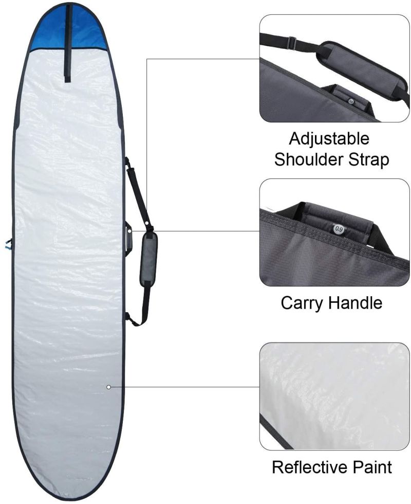 Wear-Resistant and Lightweight Surfboard Bag Day Shortboard and Longboard Cover