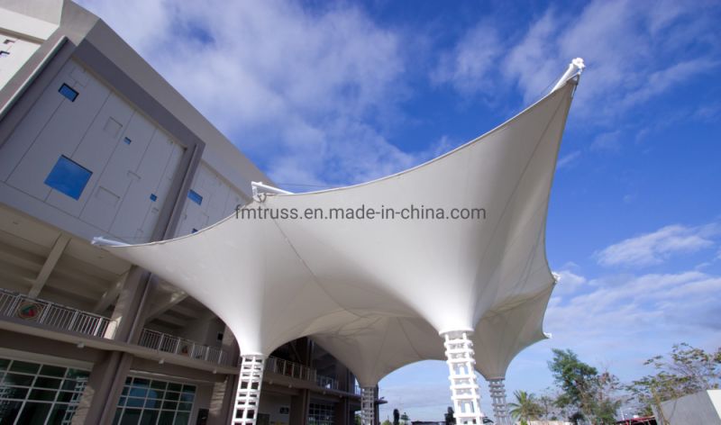 Tensile Steel Architectural Stadium Shade Membrane Structure Tents