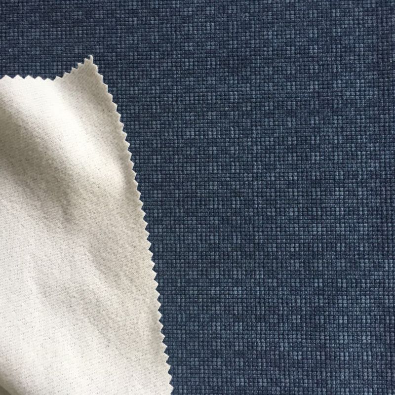 Two Tones Linen Looking Printed Fabric
