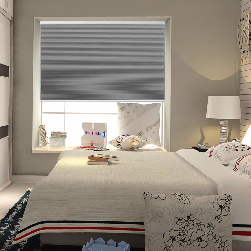 Hollow Cordless Honeycomb Blinds Fabric Pleated Cellular Blinds