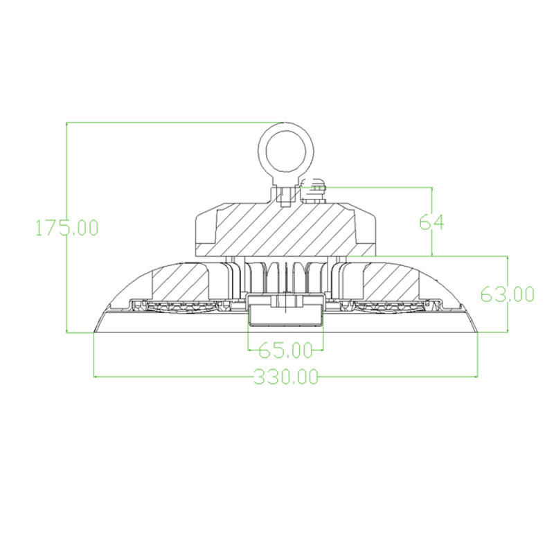 Industrial Motion Sensor 100W 150W 200W 240W UFO LED High Bay Light Dimming