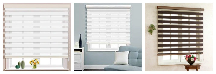 Best Price Custom Decorative Black out Window Zebra Blinds