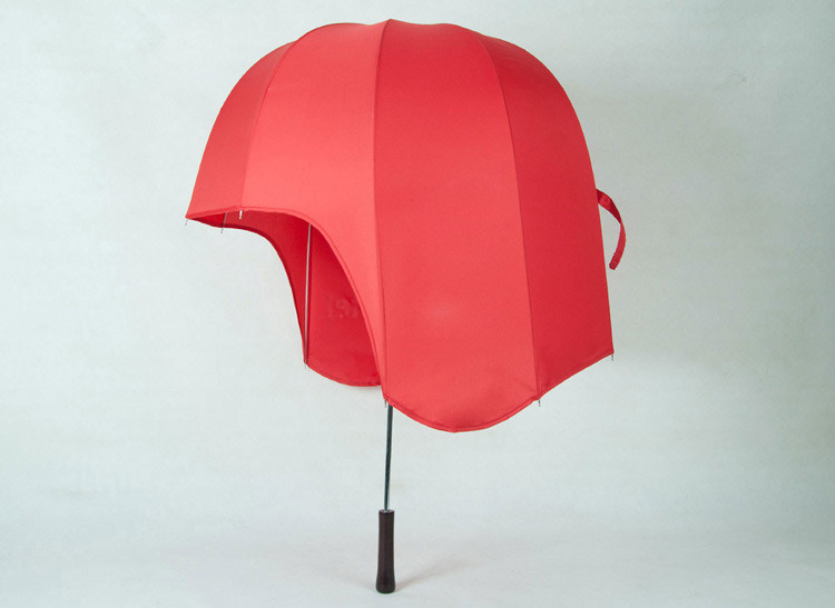 Creative Vertical Helmet Umbrella Sunshade Sunshade Large Windproof Umbrella Advertising Umbrella Gift Customization