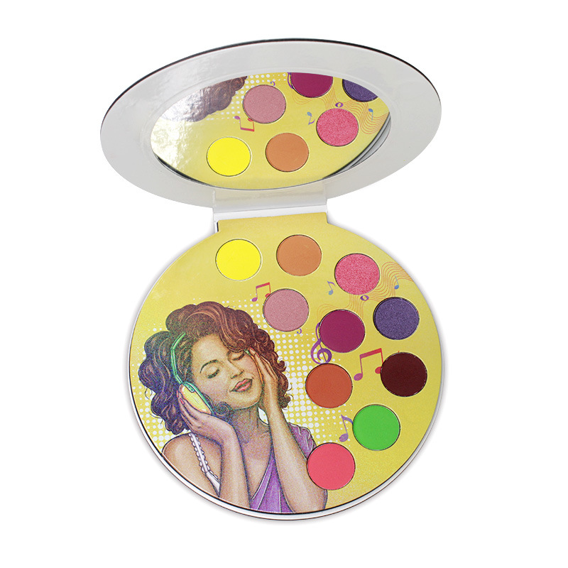 Multi Color Eye Shadow Tray, Eye Shadow Box, Eye Shadow Set, 12 Color Eye Shadow Tray