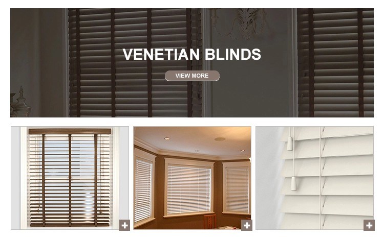 Brown Wooden Blinds & Window Shades for Window Decor