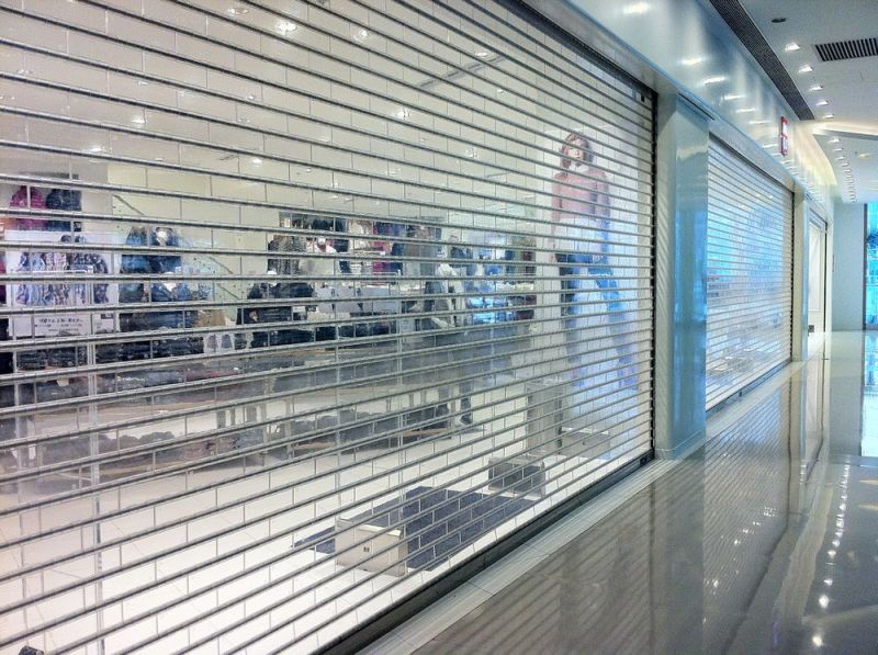 PVC Roller Shutters/Polycarbonate Clear Rolling Shutters/High Perspective Roller Shutters