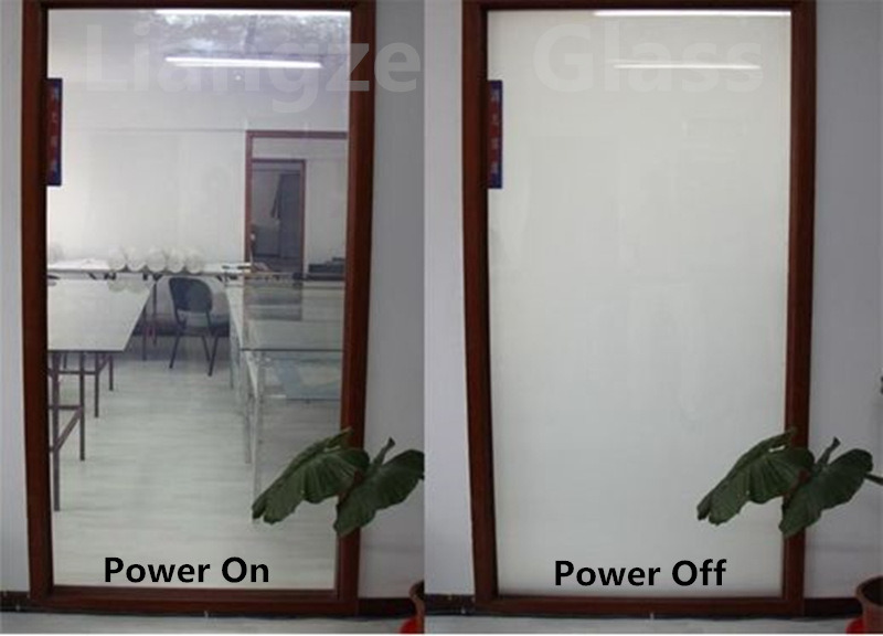 Switchable Laminated Smart Glass Electronic Dimming Glass for Interior Partition