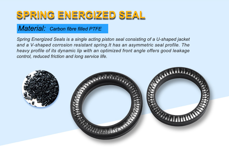 V Spring Loaded Energized Seals for Chemicals and Gases