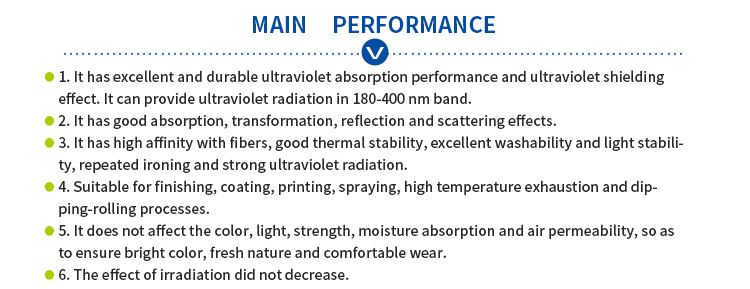 Anti Ultraviolet Finishing of Cotton and Its Blended Fabrics Jv-812