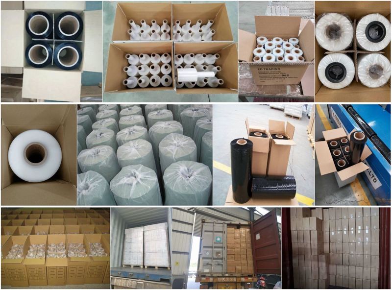 Black Mini Stretch Packing Wrap Film with Handle for Pallet Wrap