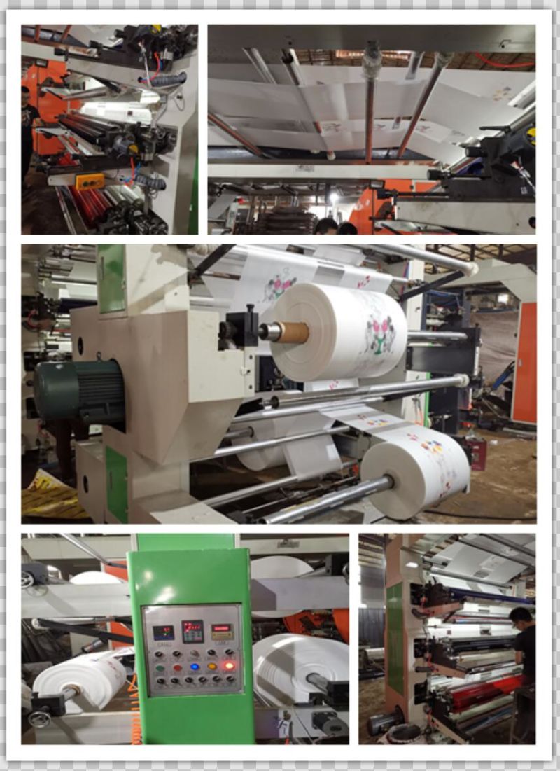 Roll to Roll Non Woven Printing Machine, Double Rewinder, Double Unwinder