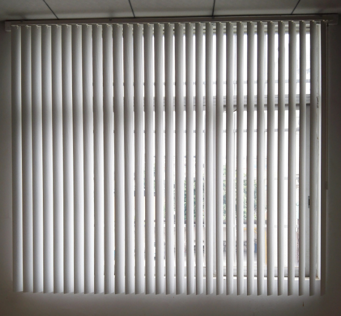89mm Slats PVC Vertical Blind PVC 3.5 Inches Slat Window Blinds