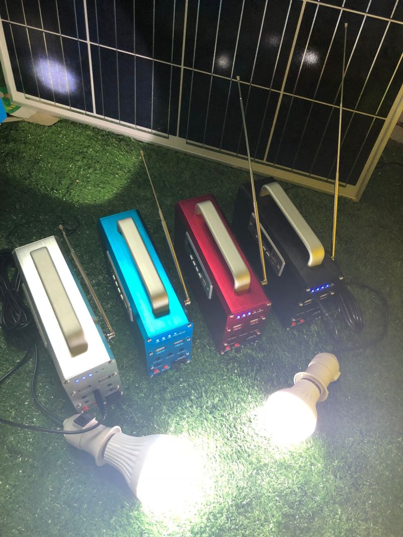 Solar Energy Systems FM Radio TV LED with 10W Solar Panels Cost Singapore