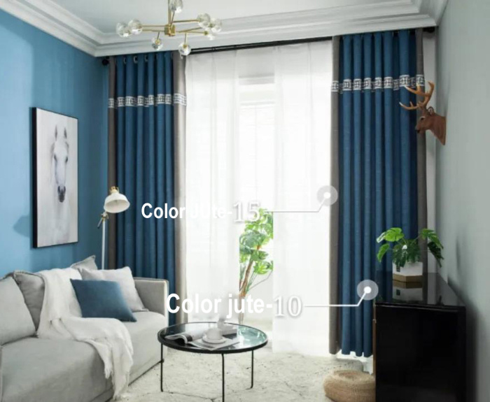 Bed Room Window Blind Blackout Fabric Curtain Blind