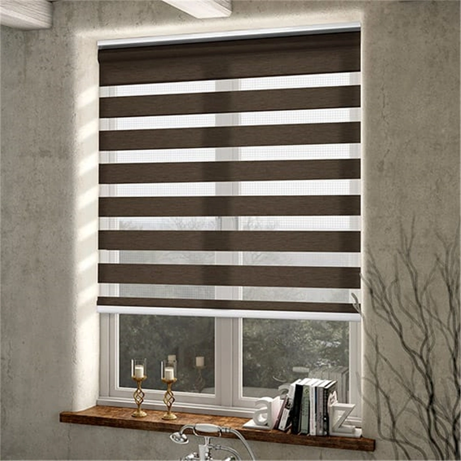 Foshan Factory Customize Window Blinds with Pattern Ready Made Wholesale Blinds Jacquard Zebra Blinds
