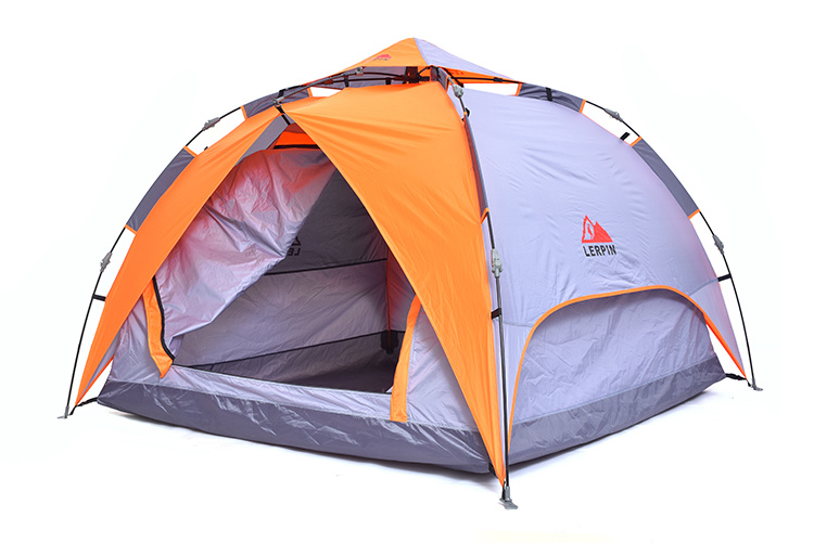 Outdoor 2 to 4 Person Two Bedrooms Waterproof Camping Tents