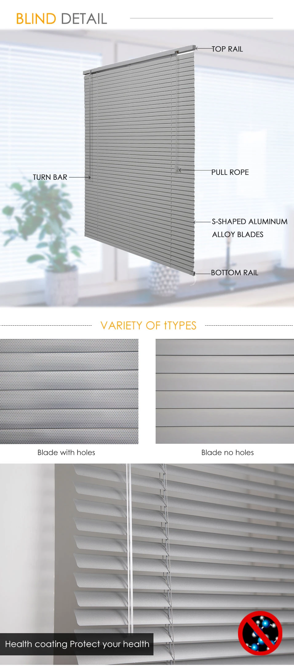 Office Blackout Blinds Aluminum Blinds Window Shades Window Drape