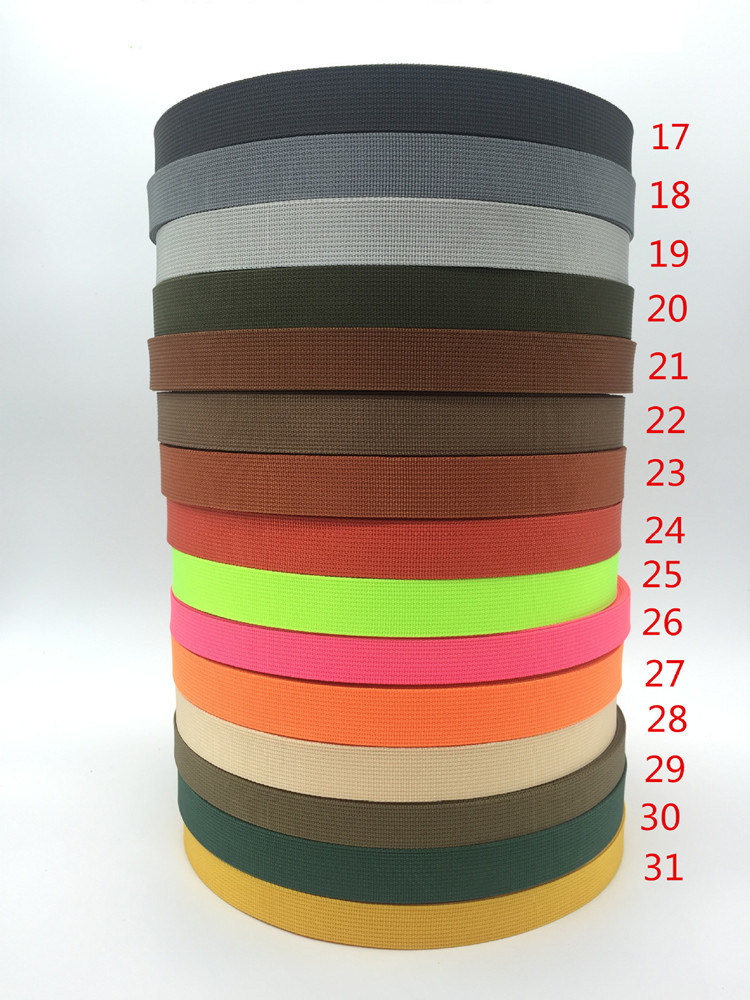 Polyester Webbing Backpack Webbing Strap 1 Inch Nylon Webbing