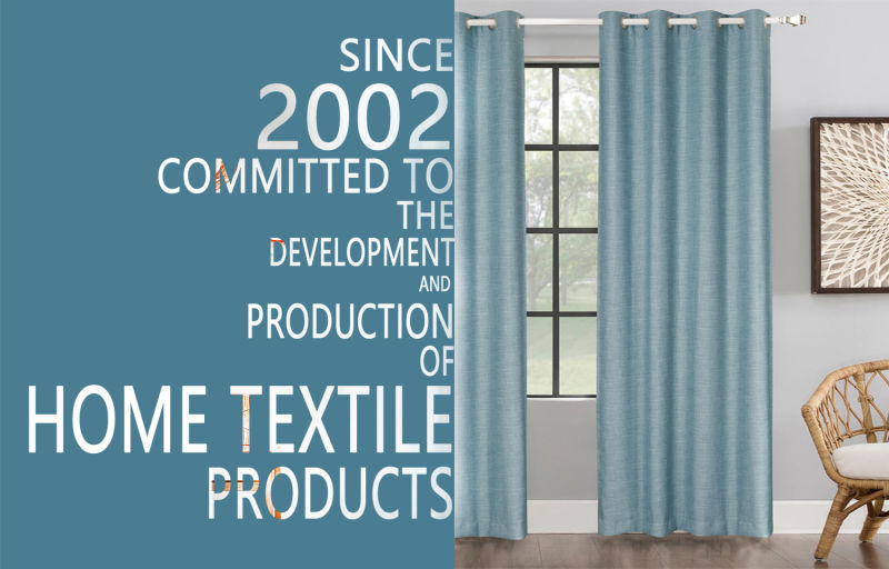 100 Polyester Textile Fabric Curtains for The Living Room