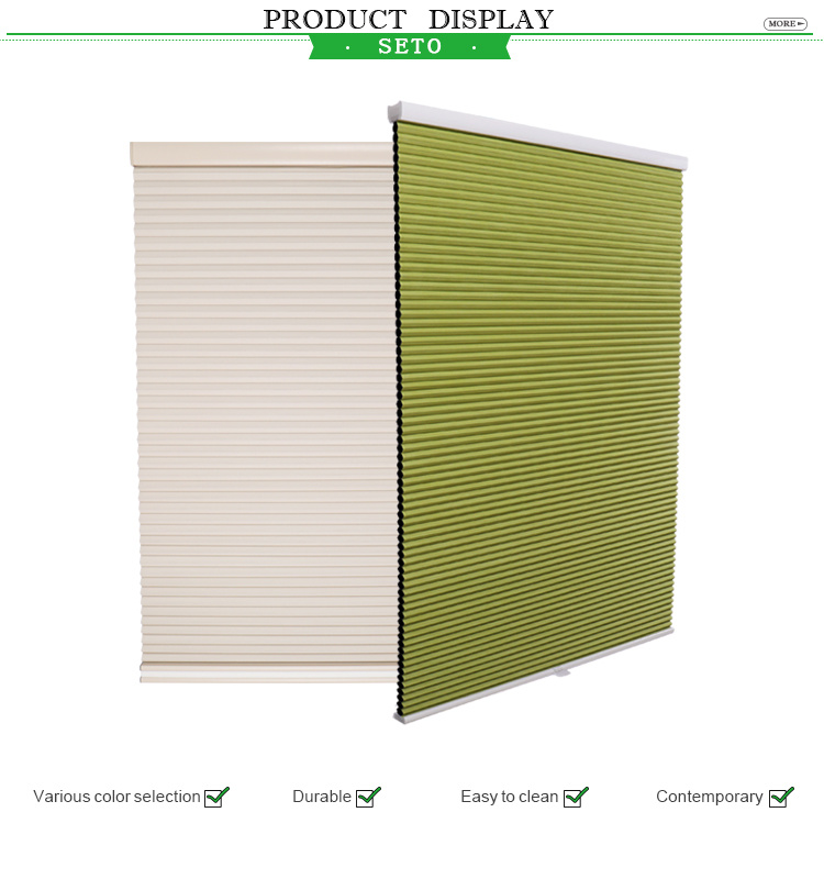 New Product with Good Quality of Cheap Price Custom-Made Fabric Honeycomb Blinds