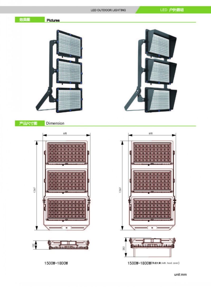 5 Years Warranty High Quality High Power 200W Driverless LED Floodlight