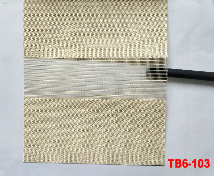 High Quality Polymer Material Zebra Shade Fabric