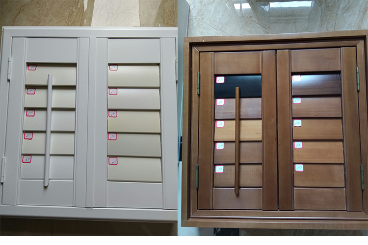 Indoor Wooden Shades Shutters Blinds for Windows