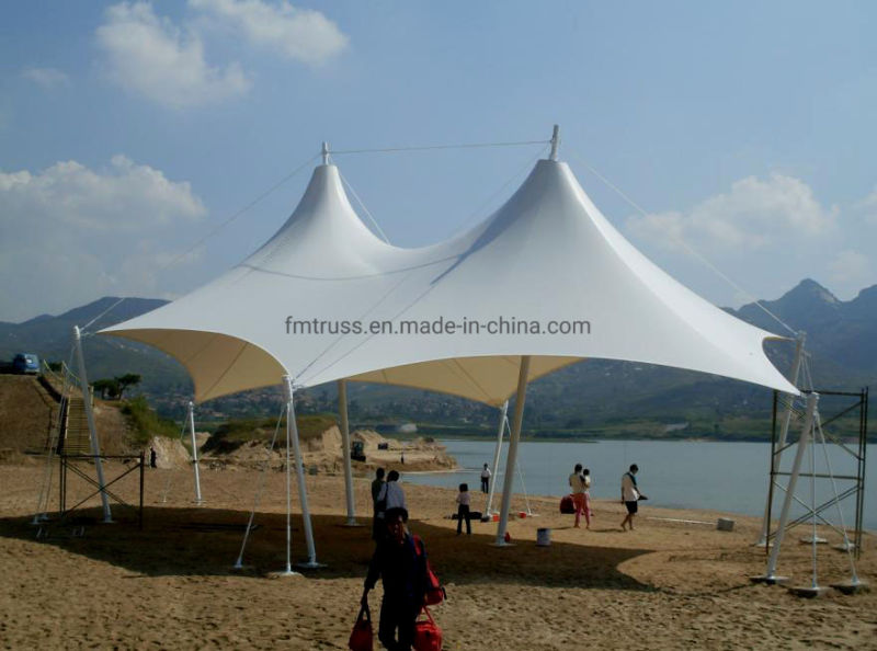 PVDF /ETFE Waterproof Shade Tents Architecture Membrane Tents