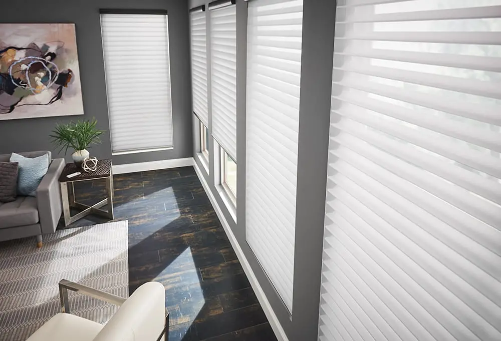 Environment-Friendly Manufacturer Sun Filtering Shangri-La Blinds