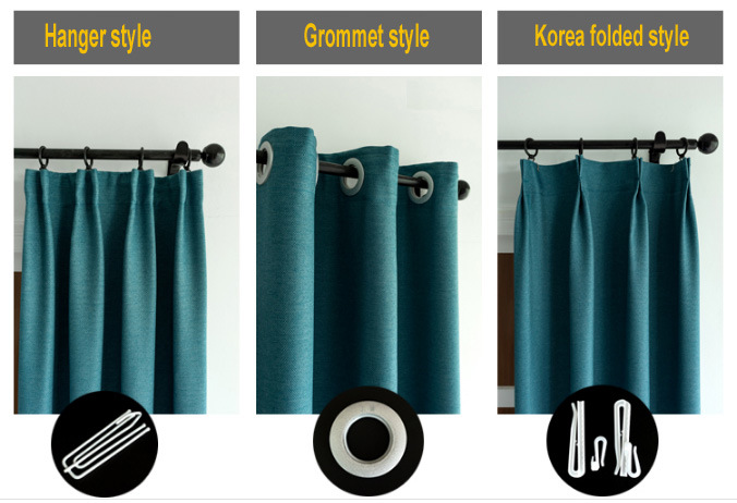 Window Blind Suede Fabric Blackout Curtain Blind