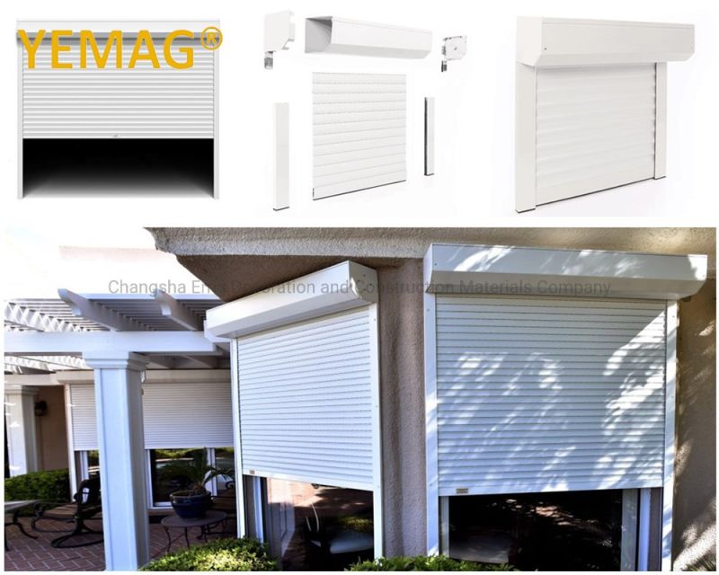 Hot Sale Automatic Aluminum Metal Electric Roller Rolling Coiling Roll up Shutter Roller Blinds