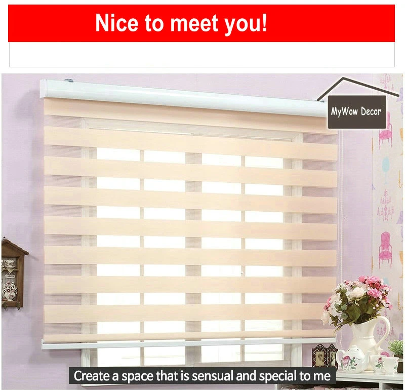 Polyester Fabric Roller Shades Window Blinds Black Plain Customized Chain Roller Blinds