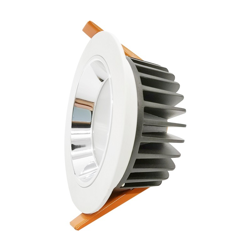 Triac 0-10V and Dali Dimming Anti-Glare IP44 Spotlight COB Downlight LED