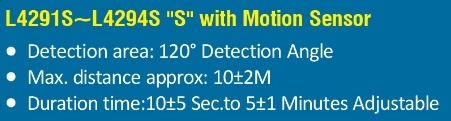 10W/20W/30W/50W LED Light/Floodlight for Outdoor with PIR Sensor and with CE/EMC/RoHS