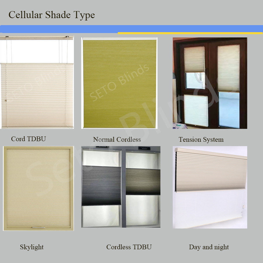 2019 Summer Modern Blackout or Light Filtering Cellular Shades