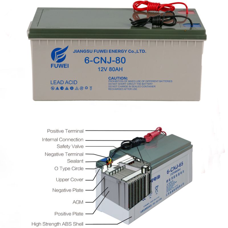 12V 80ah Solar OEM Lead Acid Solar Gel Batteries