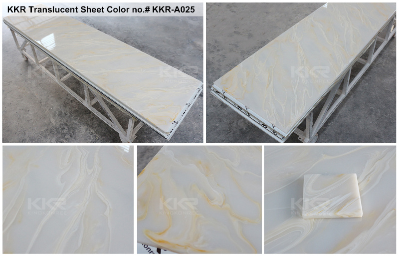 Big Slab Solid Surface Material Translucent Stone
