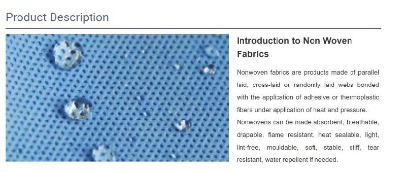 Non Woven Fabric Roll Ss Grade Spunbond Non Woven Fabric Roll