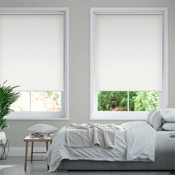 Manual Modern Style Day Night Roller Blinds, Blackout Easy Fix Roller Shades