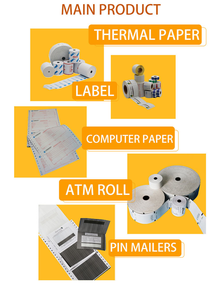 Customized Color Cash Register Paper Roll Thermal Paper Manufacturer