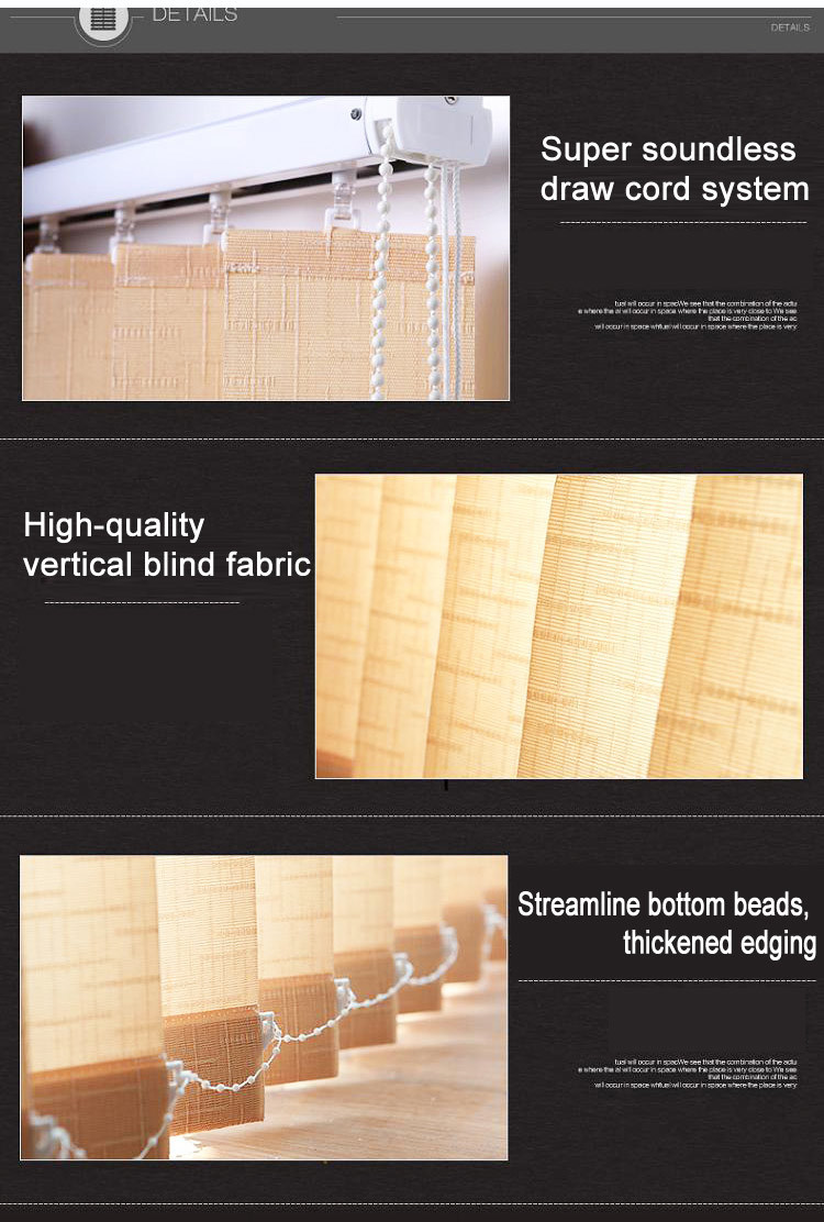 Custom Design Solar Screen Vertical Roller Blinds